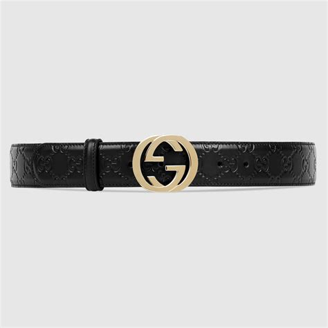 cintura gucci signature con fibbia|Gucci .